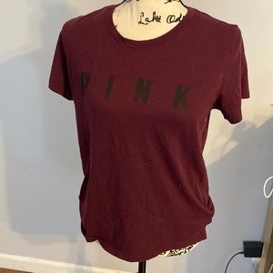 PINK Maroon Shirt